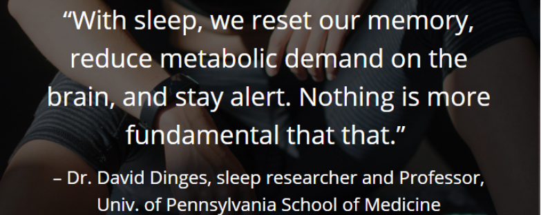 Sleep Tracking is essential to function fully